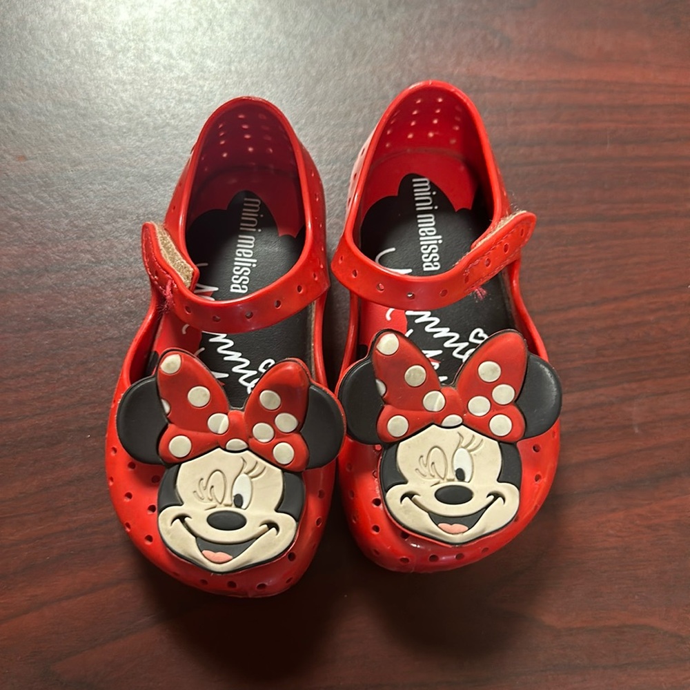 Minnie Mouse Mini Melissa toddler shoes